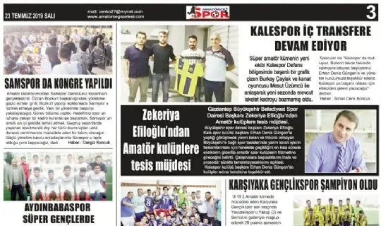 Amatörce Gazetesi 659.Sayı 3.Sayfa