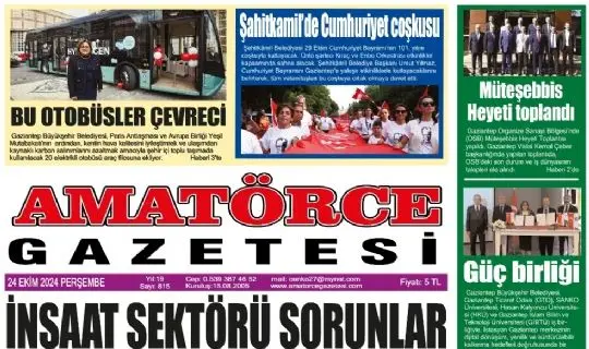 Amat&ouml;rce Gazetesi 815. Sayı 1.Sayfa