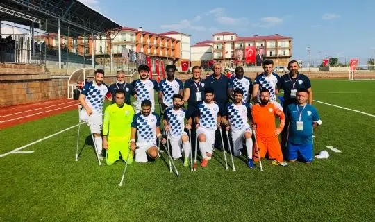 ŞAHİNBEY AMPUTE TAKIMI İKİNCİ MA&Ccedil;INIDA KAZANDI 3-0