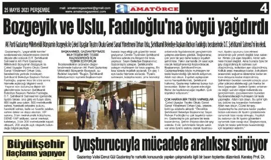 Amat&ouml;rce Gazetesi 749.Sayı 4.Sayfa