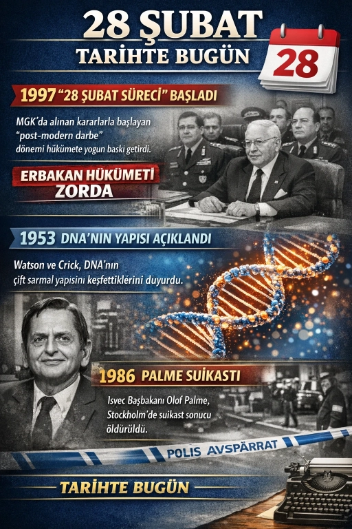 28 Şubat Tarihte Bug&uuml;n
