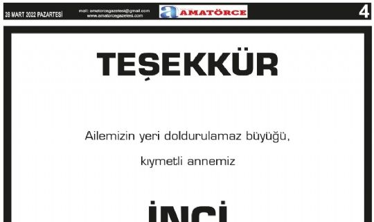 Amatörce Gazetesi 716.Sayı 4.Sayfa