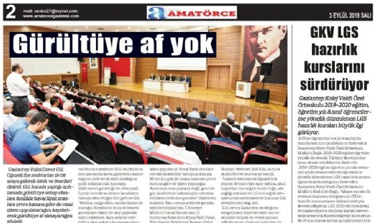 AMATÖRCE GAZETESİ 14 YAŞINA GİRDİ..