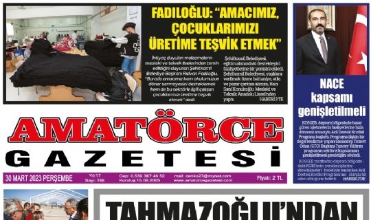 Amatörce Gazetesi 746.Sayı 1.Sayfa
