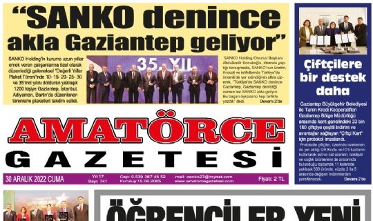 Amatörce Gazetesi 741.Sayı 1.Sayfa