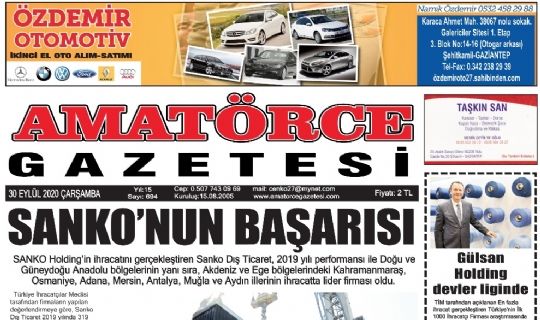 AMATÖRCE GAZETESİ 694 SAYI 1 SAYFA
