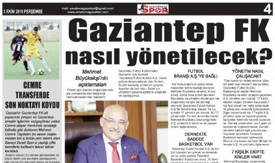 AMATÖRCE GAZETESİ