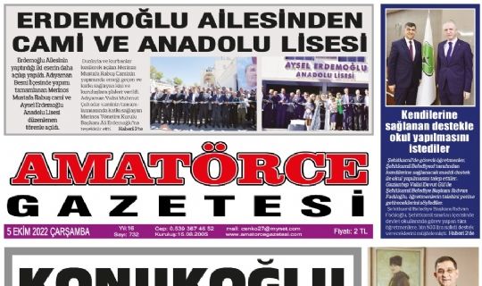 Amatörce Gazetesi 732.Sayı 1.Sayfa