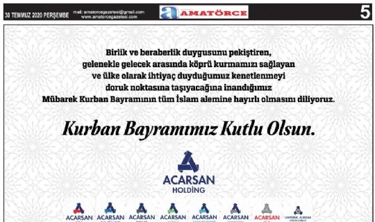 BAYRAM KUTLAMALARI