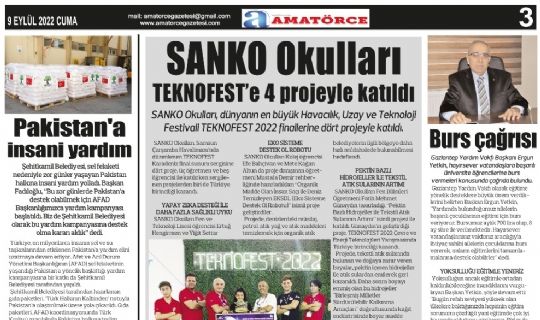 Amatörce Gazetesi 728.Sayı 3.Sayfa