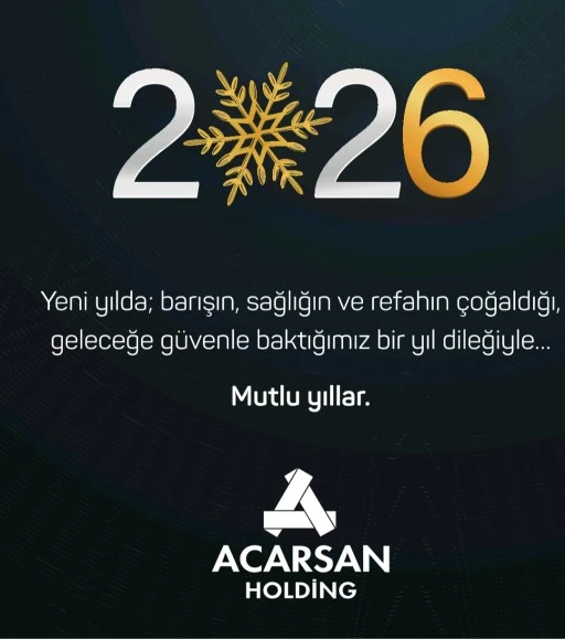 Acarsan Holding Yeni Yıl İlanı 