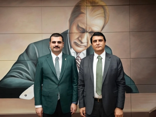 AK Parti Genel Sekreteri İnan&rsquo;dan Başkan Yılmaz&rsquo;a Ziyaret