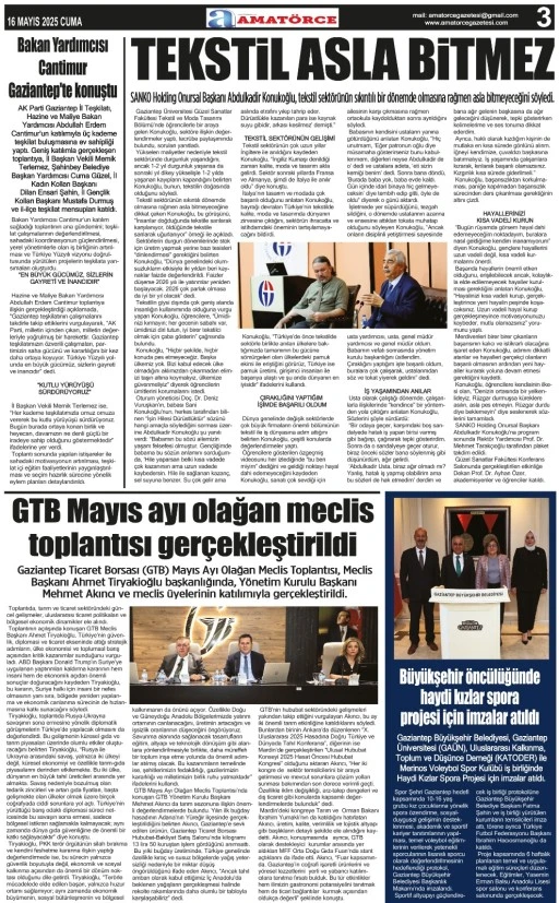 Amatörce Gazetesi 843. Sayı 3. Sayfa 