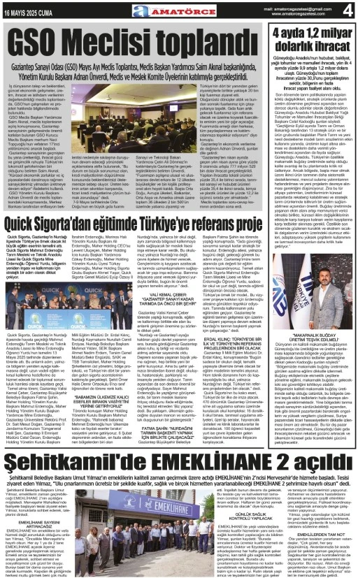 Amatörce Gazetesi 843. Sayı 4. Sayfa 