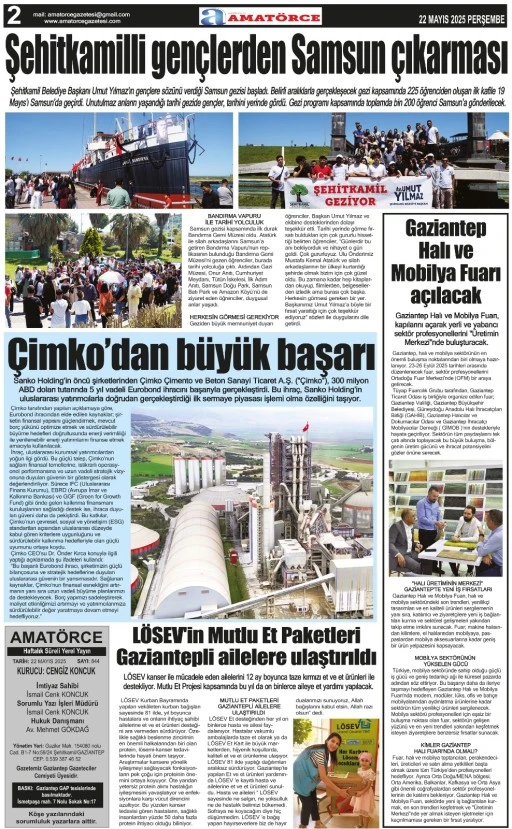 Amatörce Gazetesi 844. Sayı 2. Sayfa 