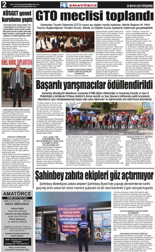 Amatörce Gazetesi 845. Sayı 2. Sayfa 