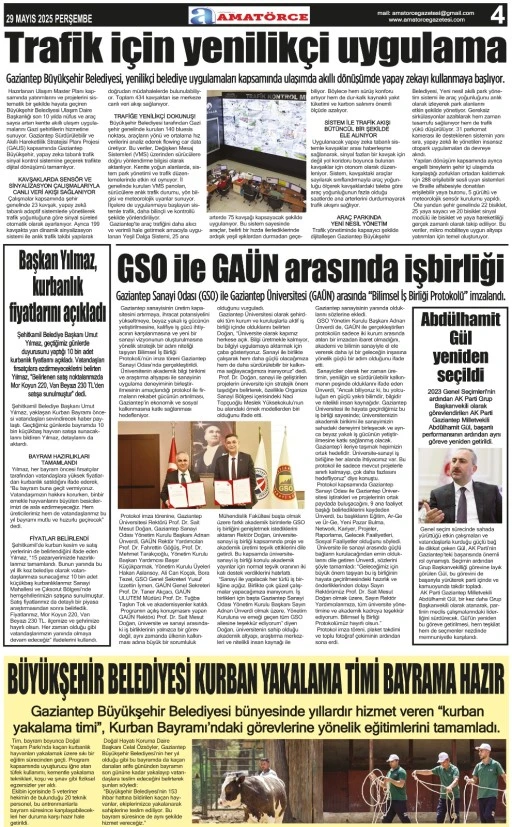 Amatörce Gazetesi 845. Sayı 4. Sayfa 