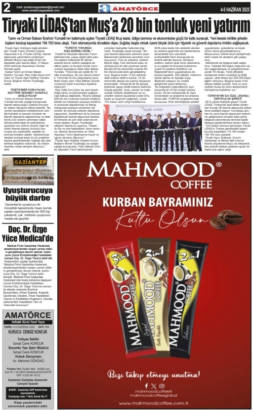 Amatörce Gazetesi 846. Sayı 2. Sayfa 