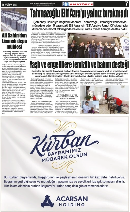 Amatörce Gazetesi 846. Sayı 7. Sayfa 