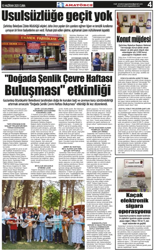 Amatörce Gazetesi 847. Sayı 4. Sayfa 