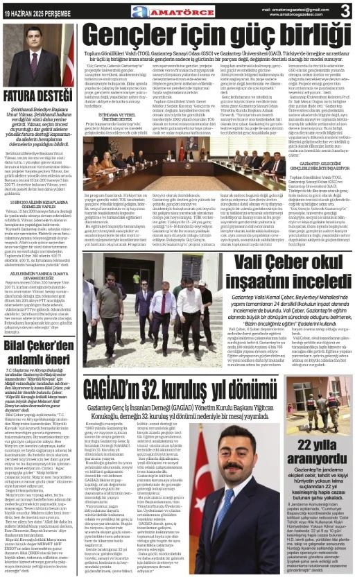 Amatörce Gazetesi 848. Sayı 3. Sayfa 