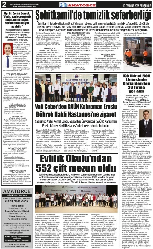 Amatörce Gazetesi 851. Sayı 2. Sayfa 