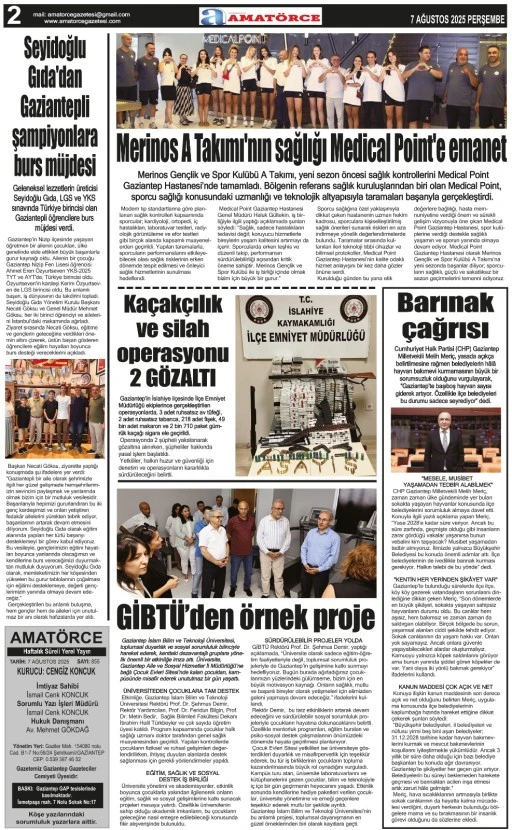 Amatörce Gazetesi 855. Sayı 2. Sayfa 