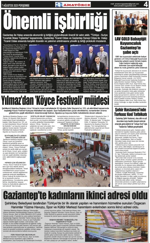 Amatörce Gazetesi 855. Sayı 4. Sayfa 