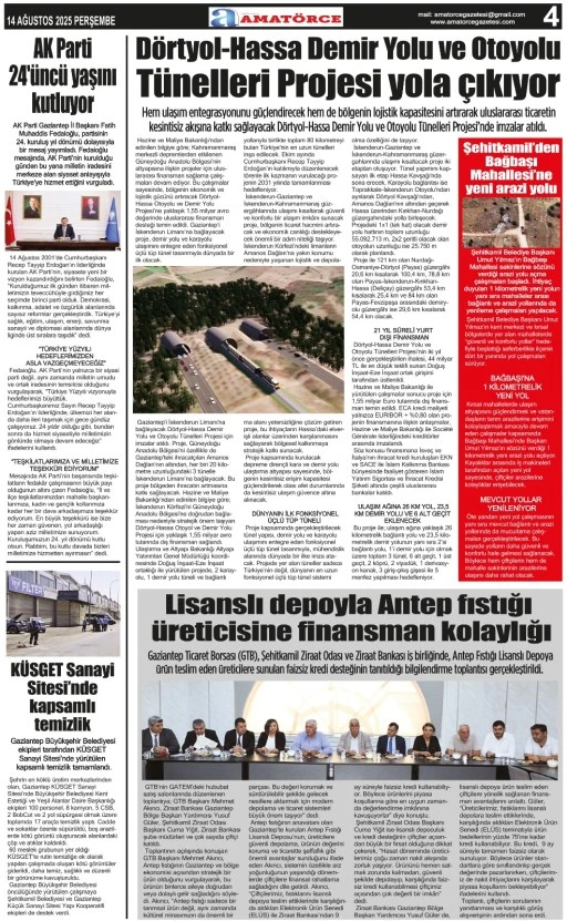 Amatörce Gazetesi 856. Sayı 4. Sayfa 