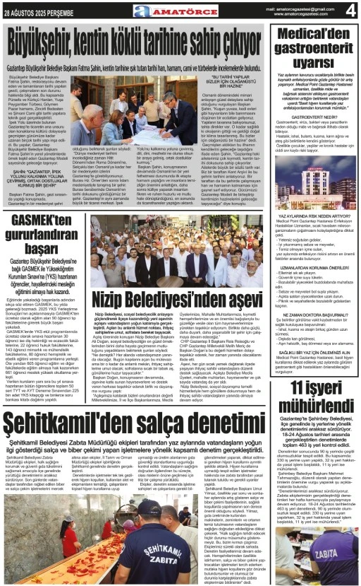 Amatörce Gazetesi 858. Sayı 4. Sayfa 