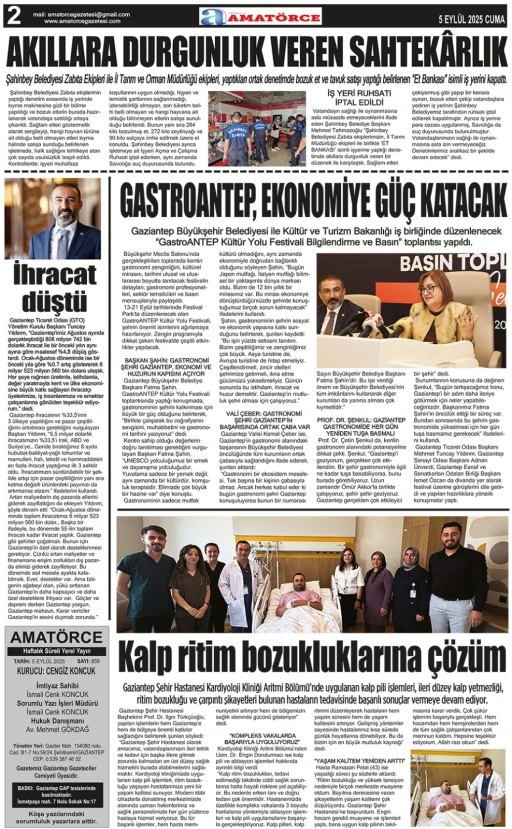 Amatörce Gazetesi 859. Sayı 2. Sayfa 