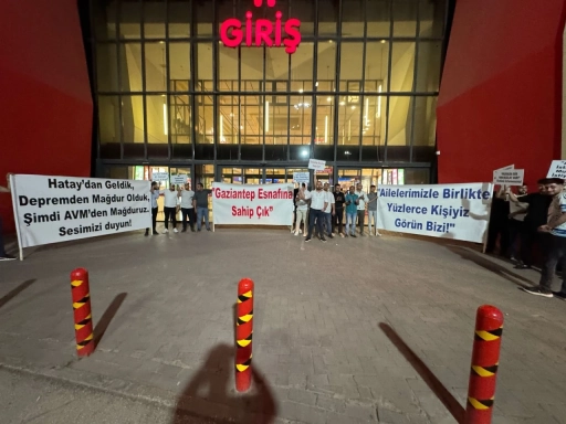 Anpa Gross AVM Önünde Mobilyacı Esnaftan Eylem: “Sesimize Kulak Verin”