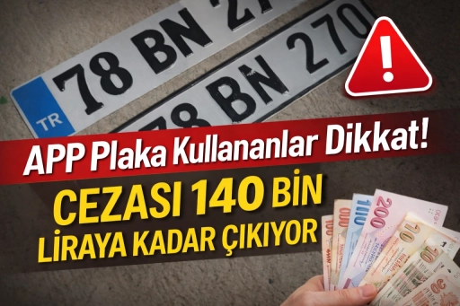 APP Plaka Kullananlar Dikkat! Cezası 140 Bin Liraya Kadar &Ccedil;ıkıyor