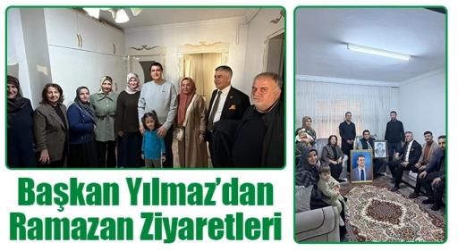 Başkan Yılmaz Mahalle Mahalle Ramazan Mesaisinde