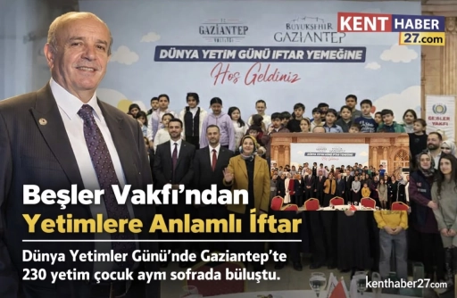 Beşler Vakfı&rsquo;ndan Yetimlere Anlamlı İftar
