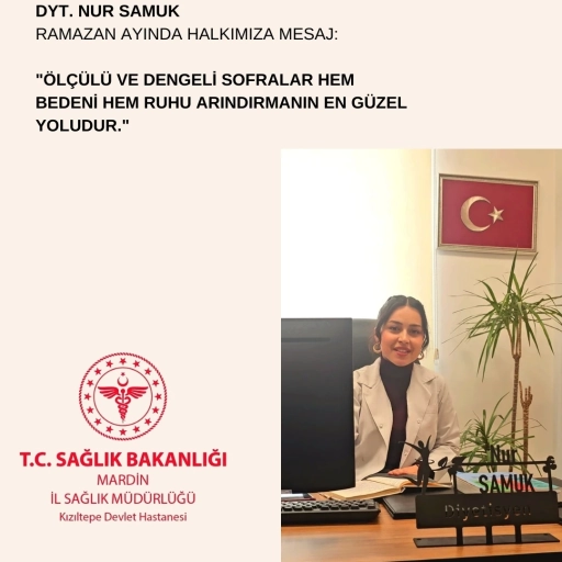 Diyetisyenden Ramazan Uyarısı: Dengeli Beslenme Sağlığı Koruyor