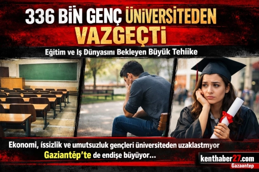 Eğitimde Alarm Zilleri 336 Bin Gen&ccedil; &Uuml;niversiteye Kayıt Yaptırmadı
