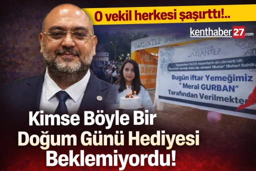 Eşine &ouml;yle bir jest yaptı ki&hellip; Gaziantep&rsquo;te herkes o vekili konuşuyor.