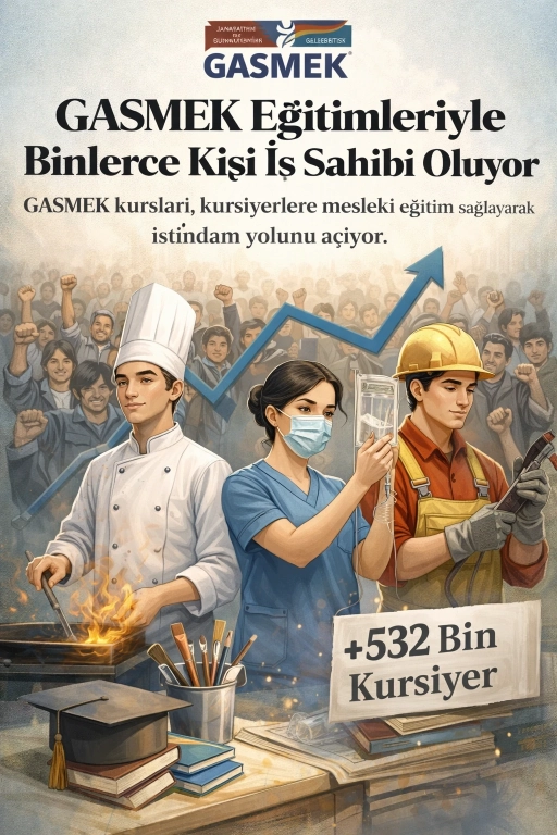 GASMEK Eğitimleriyle Binlerce Kişi İş Sahibi Oluyor