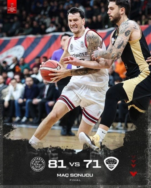 Gaziantep Basketbol Evinde Kazandı