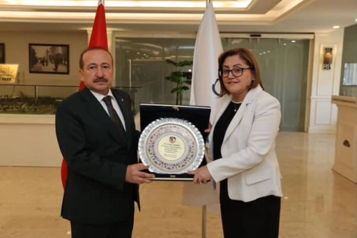 Gaziantep FK Yönetiminden Başkan Şahin’e Ziyaret