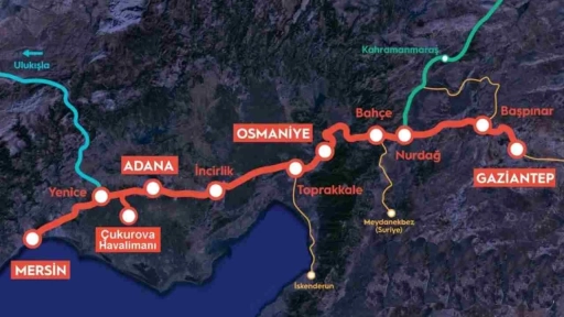 Gaziantep&rsquo;i Limanlara Bağlayacak Hızlı Tren İ&ccedil;in Test S&uuml;reci Başladı