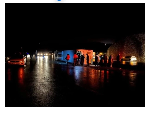 Gaziantep Otoyolunda Otobüs Kazası: 3 Yaralı Hastaneye Kaldırıldı