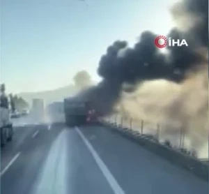Gaziantep Otoyolunda yürekleri ağızlara getiren olay!
