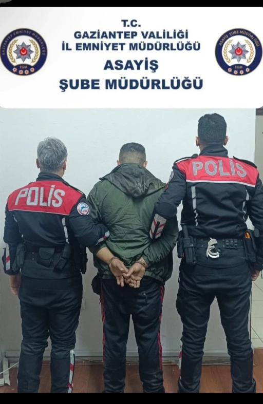 Gaziantep’te 11 Yıl 8 Ay Cezası Bulunan Hırsız, Emniyet Ekiplerinin Operasyonuyla Yakalandı
