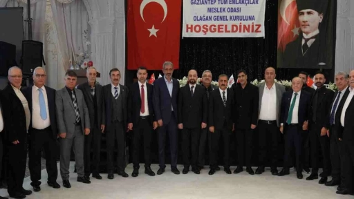 Gaziantep&rsquo;te Emlak&ccedil;ılar Odası&rsquo;nda Mehmet Ayta&ccedil; G&uuml;ven Tazeledi