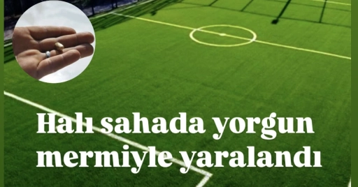 Gaziantep’te Halı Sahada Maç Yapan Genç, Yorgun Mermiyle Yaralandı!