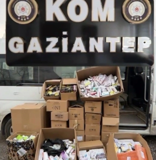 Gaziantep'te ka&ccedil;ak ila&ccedil; operasyonunda 1 g&ouml;zaltı