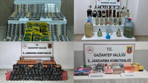Gaziantep’te Kaçakçılara Büyük Darbe: 1 Milyon TL’lik Ürün Ele Geçirildi
