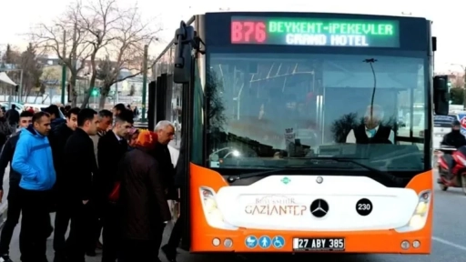 Gaziantep’te Ramazan Bayramı’nda Toplu Ulaşım Ücretsiz